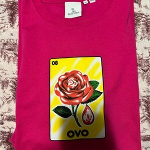 OVO Pink Graphic T-Shirt